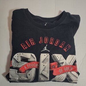 Nike Air Jordan Touch of Gold T-shirt Mens Medium black